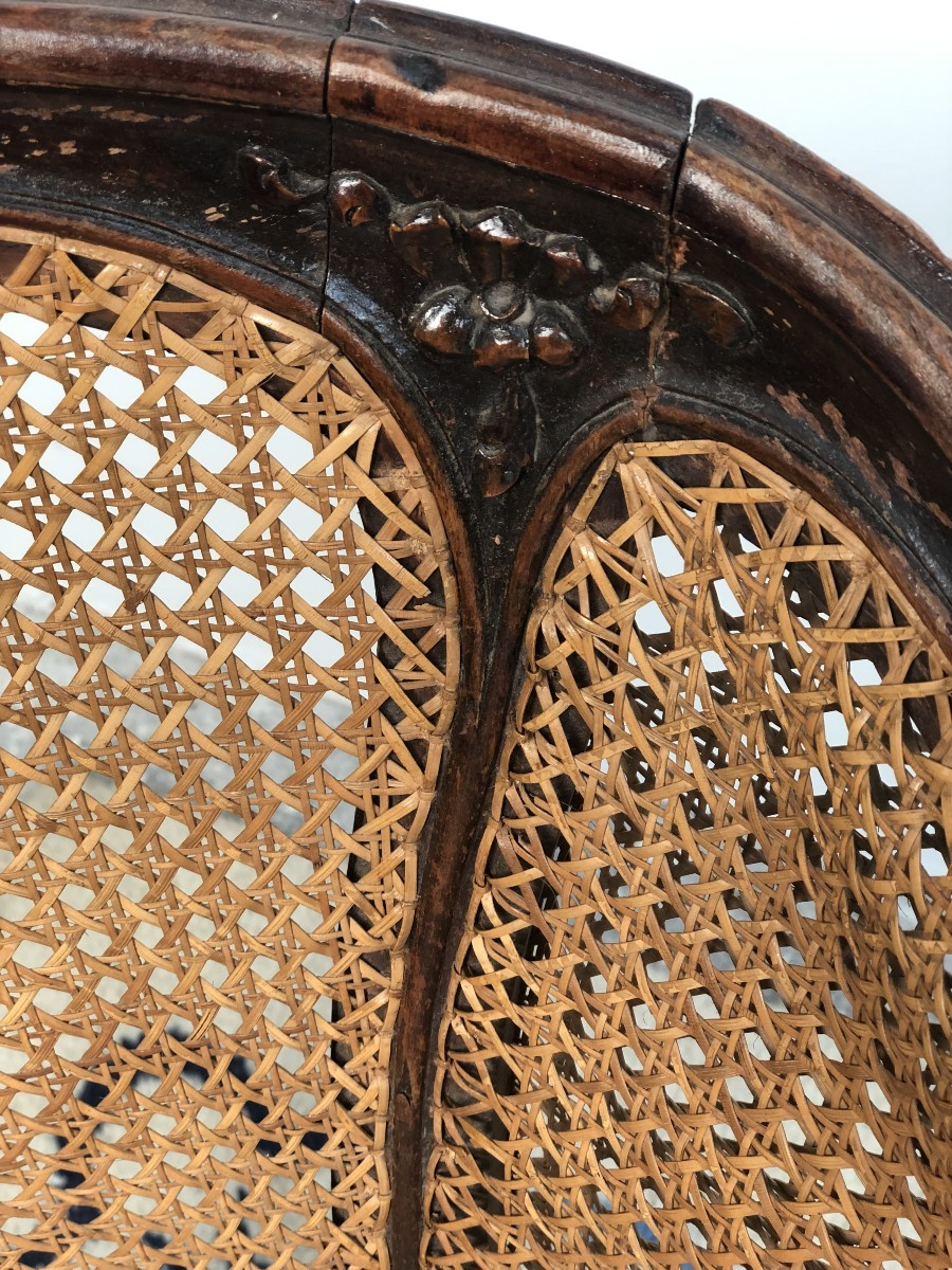 Louis XV Style Office Chair, Napoleon III Period -photo-6