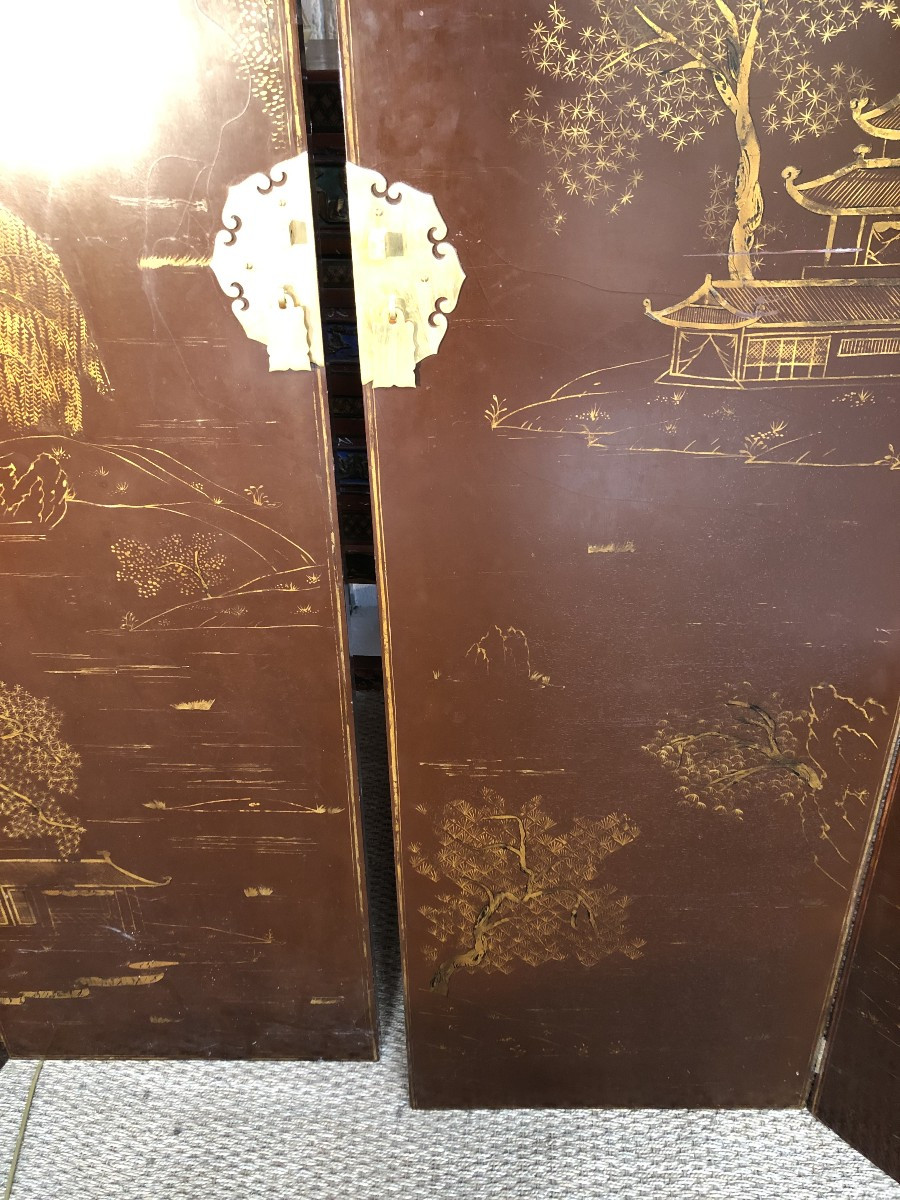 Pair Of Double Lacquered Doors -photo-3