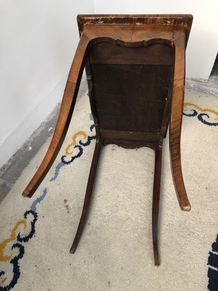 Louis XV Period Marquetry Salon Table, 18th Century -photo-4