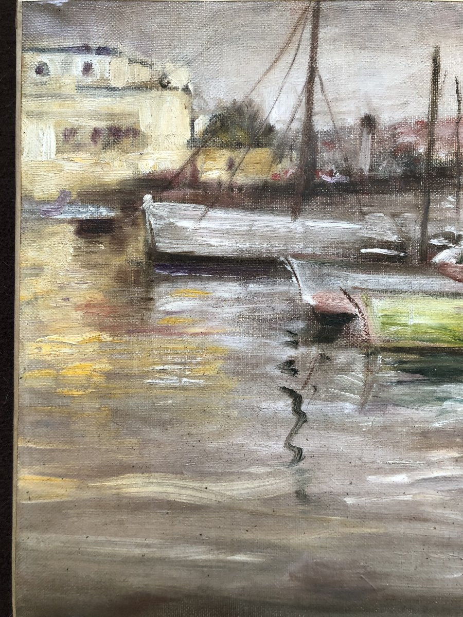 Oil On Canvas Marine Seascape 20th Century -photo-6