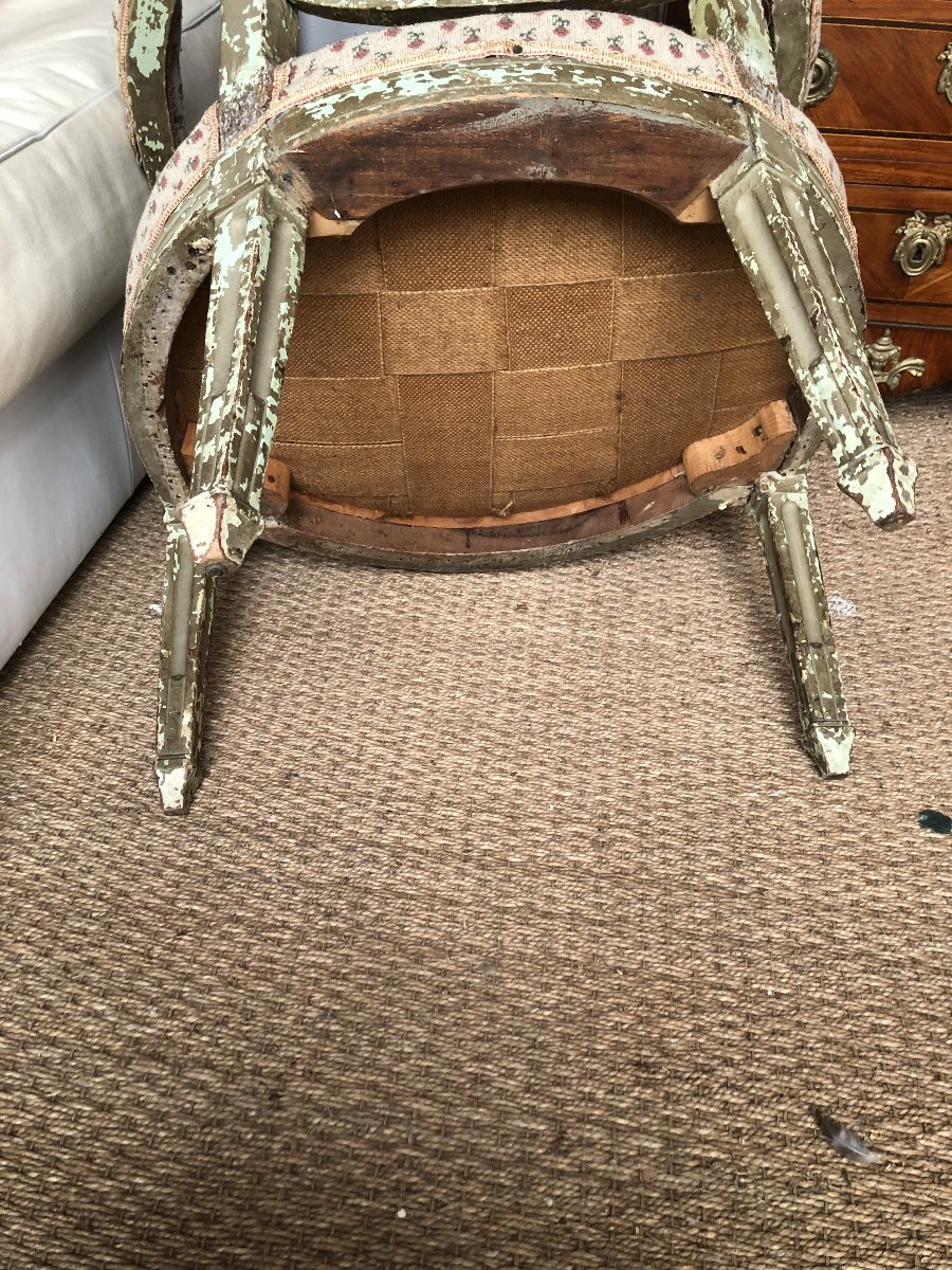 18th Century Medallion Armchair -photo-4