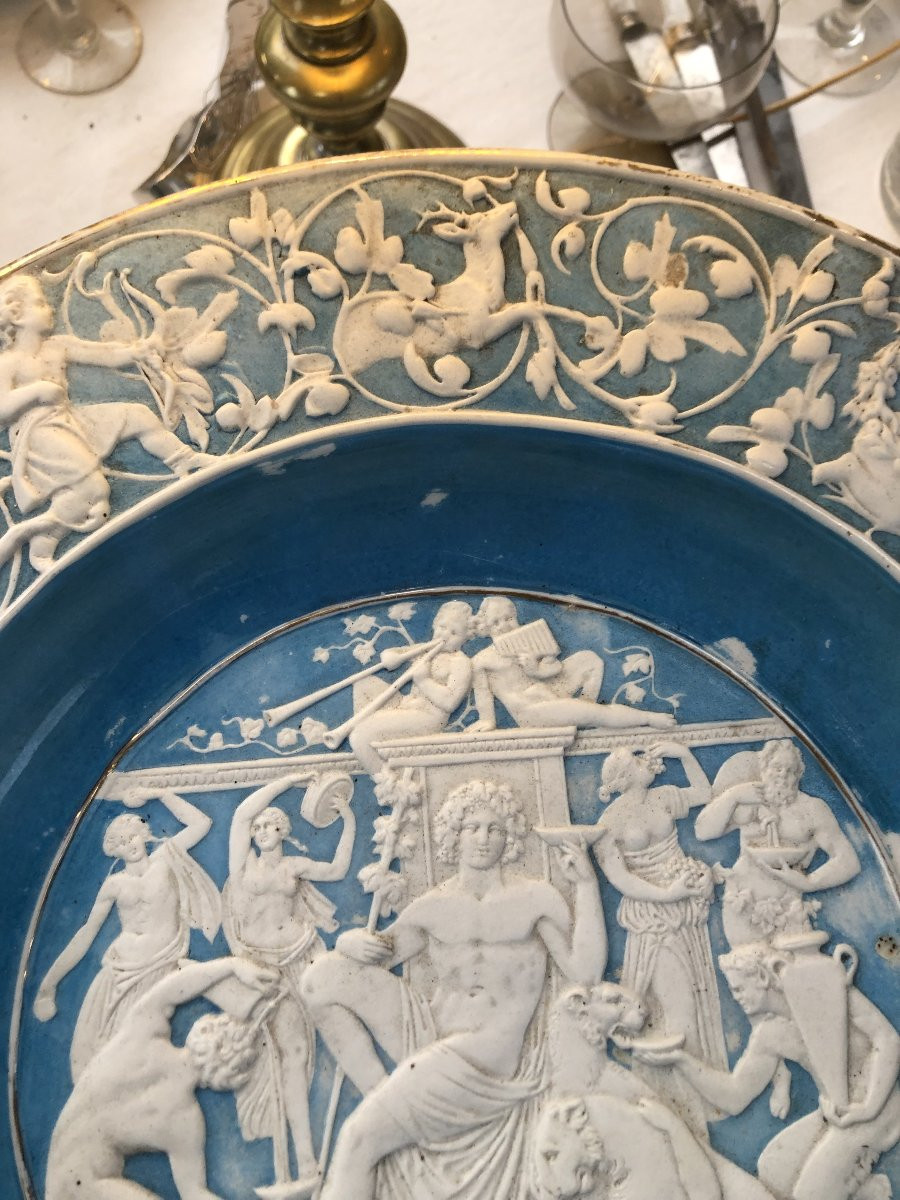 GRANDE COUPE EN BISCUIT XVIII EME SIECLE -photo-7