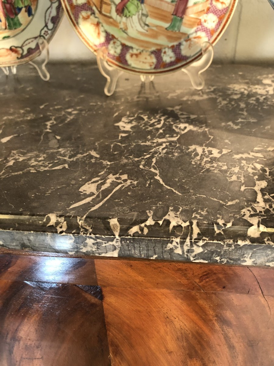 SECRETAIRE EN ACAJOU EPOQUE LOUIS XVI XVIII EME SIECLE -photo-7