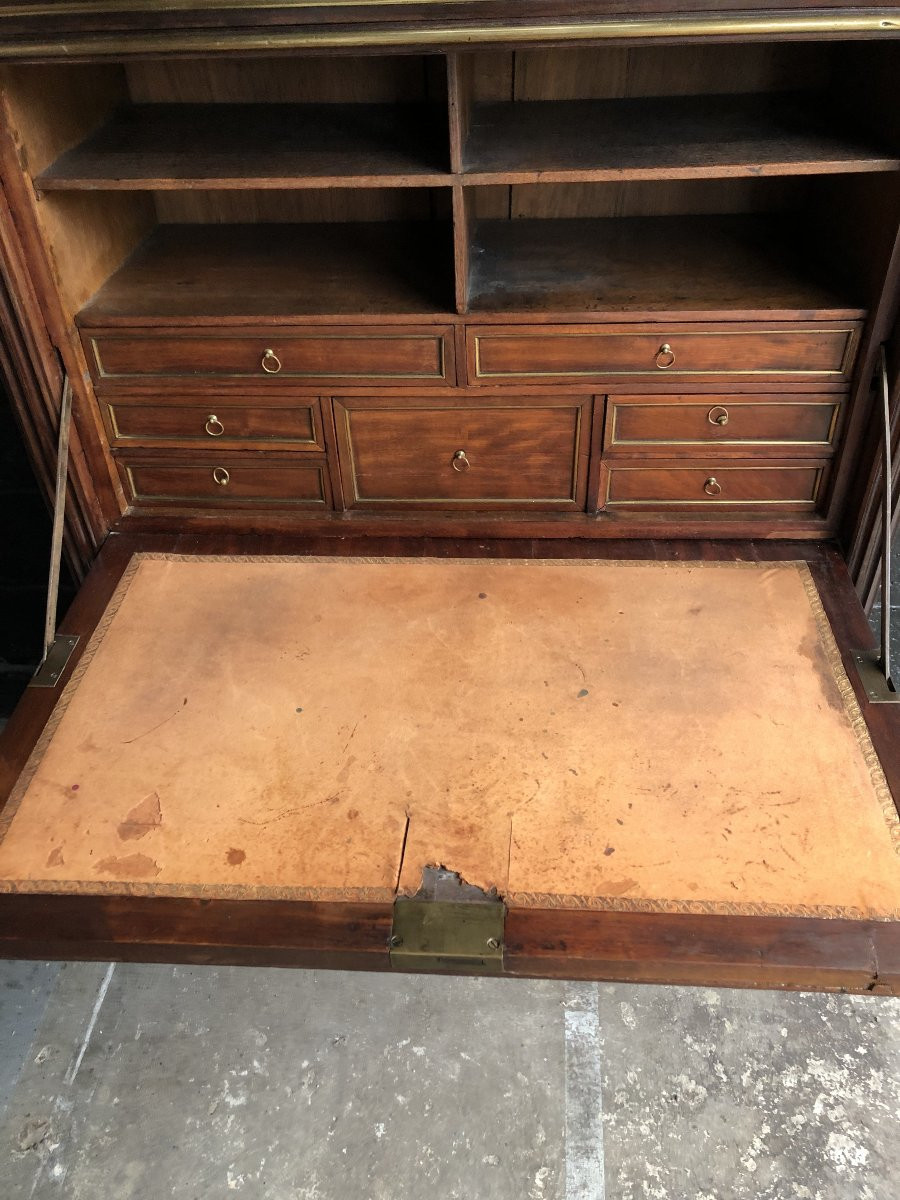 Mahogany Secretaire Louis XVI XVIII Century-photo-4