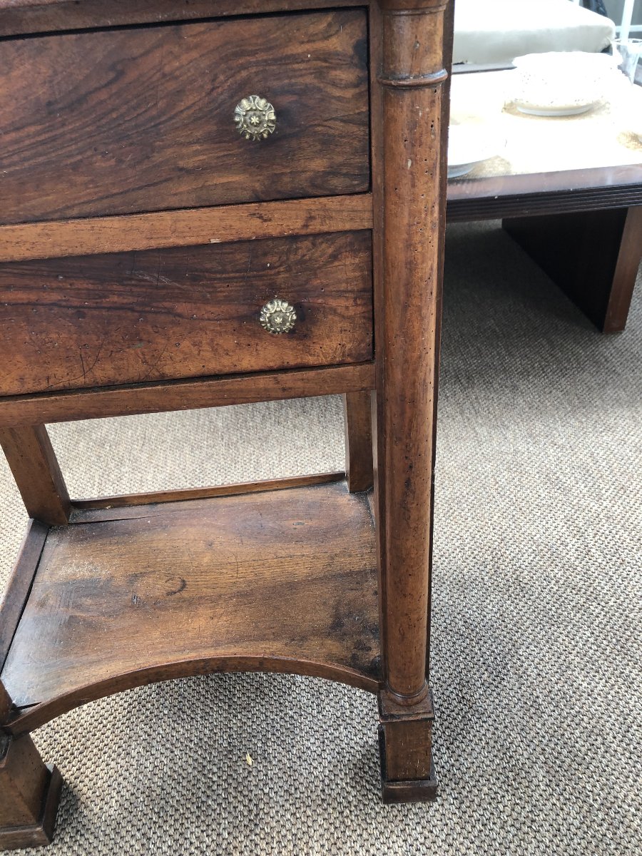 Table De Bedside / Table Chiffoniere Epoque Empire XIX Eme Siecle-photo-4