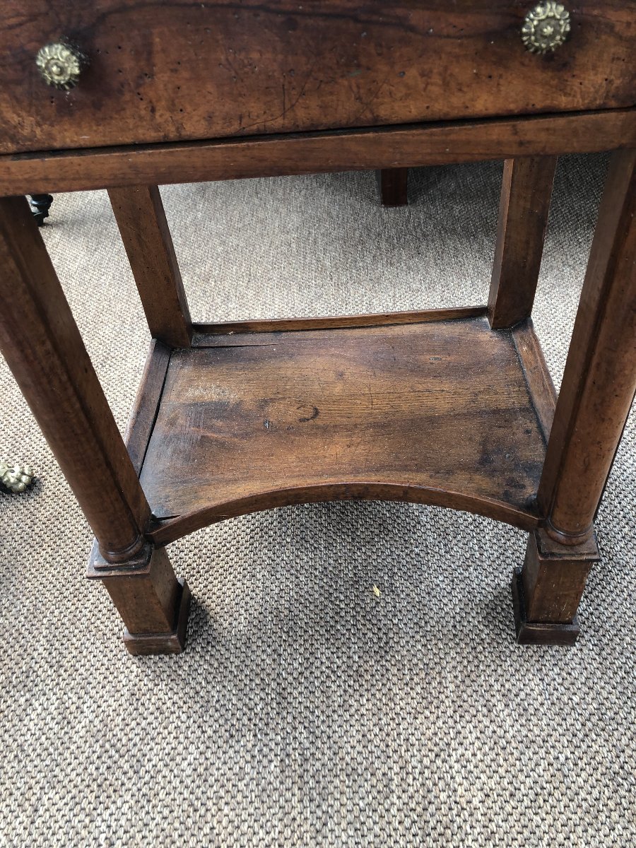 Table De Bedside / Table Chiffoniere Epoque Empire XIX Eme Siecle-photo-1