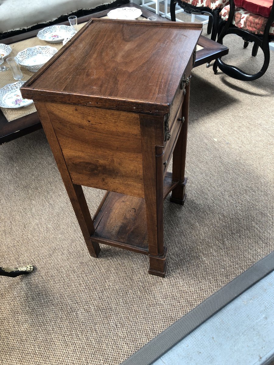 Table De Bedside / Table Chiffoniere Epoque Empire XIX Eme Siecle-photo-5