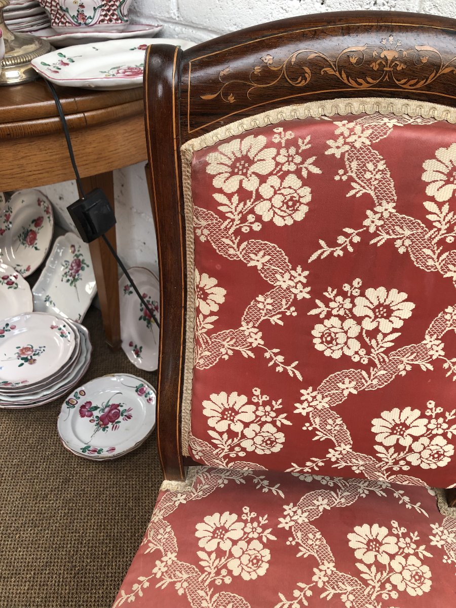 PAIRE DE CHAISES  CHARLES X -photo-4