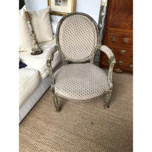 18th Century Medallion Armchair 