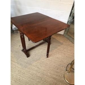 19th Century Mahogany Shutter Table