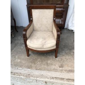 Mahogany Bergere 19th Century Restoration Period