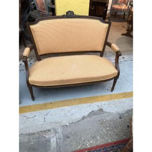 Small Louis XVI Style Sofa / Bench Seat
