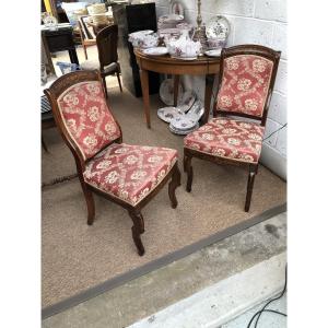 PAIRE DE CHAISES CHARLES X