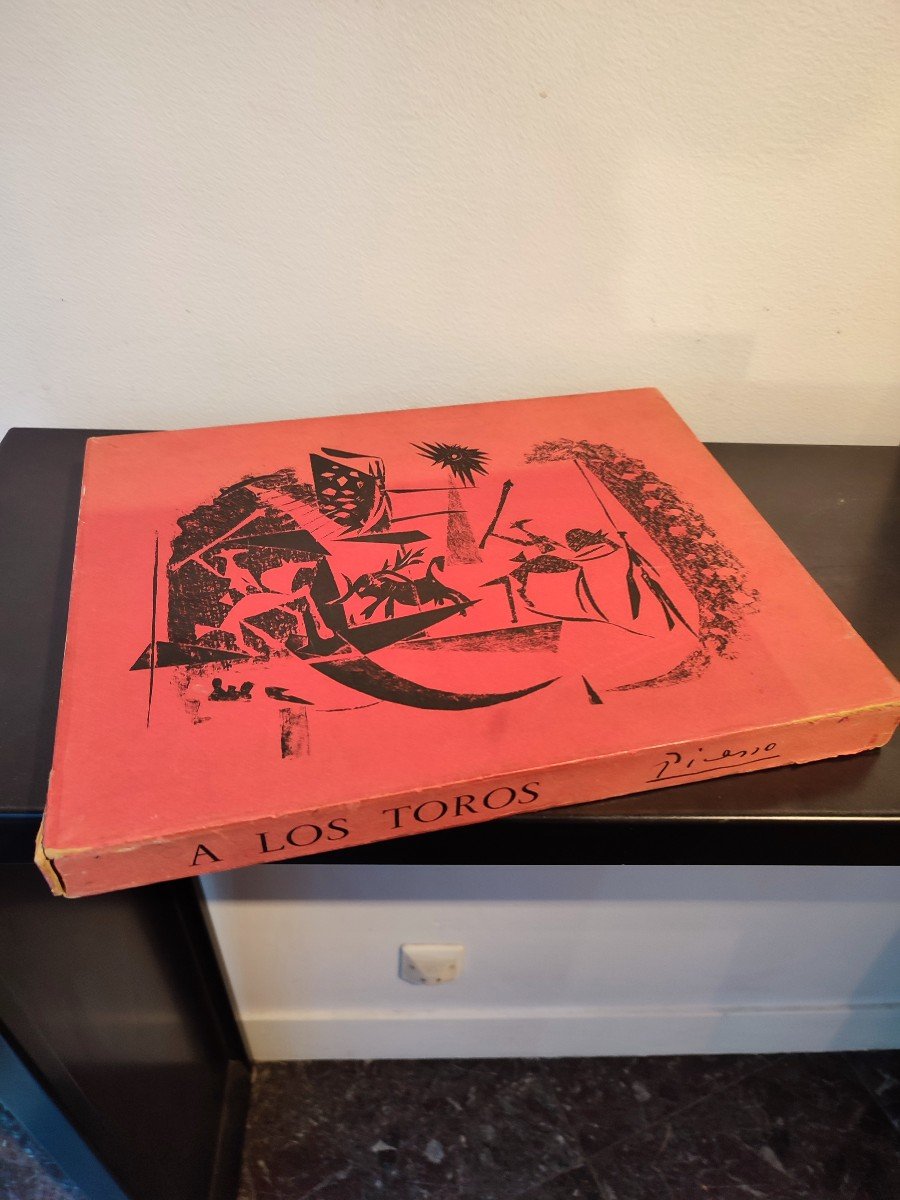 A Los Toros, Pablo Picasso, Original Edition From 1961.-photo-6