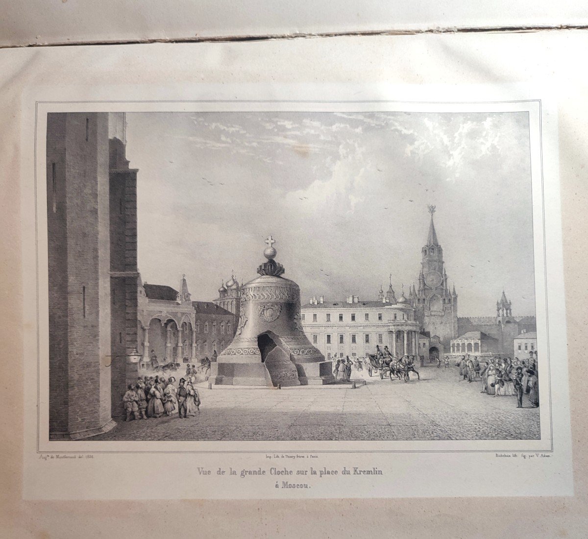 La Grande Cloche De Moscow. Auguste Ricard de Montferrand,  Luxueuse édition enluminée de  1840-photo-5