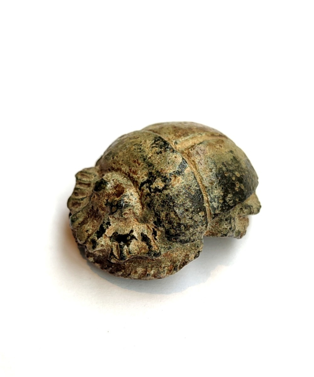 Button Scarab. Ptolemaic Egypt. 4th Century Bc