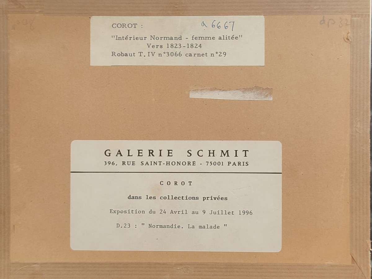 Camille Corot. Scène de théâtre. Dessin-photo-2