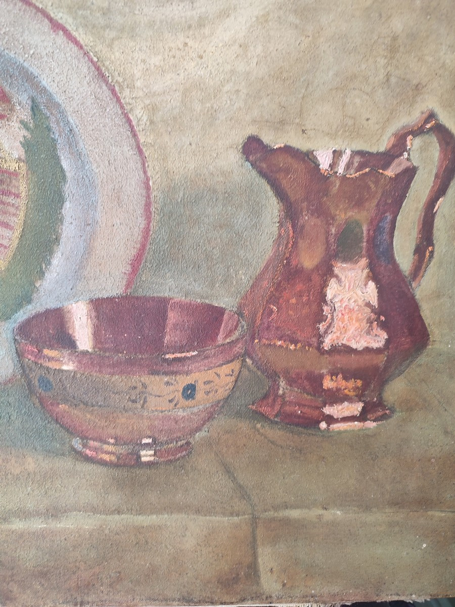 Still Life With Bowl. Circa 1910-photo-4