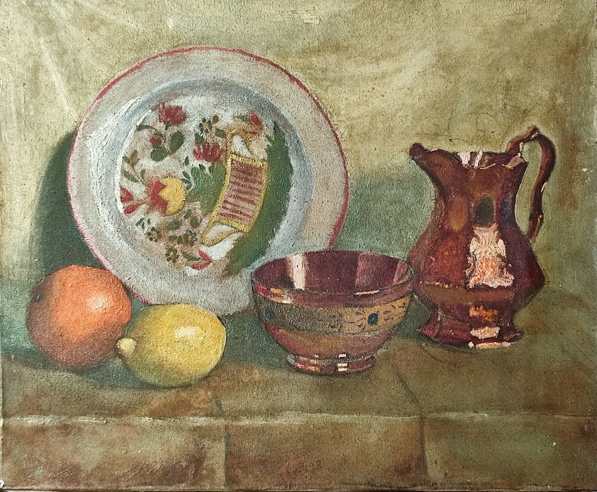 Still Life With Bowl. Circa 1910