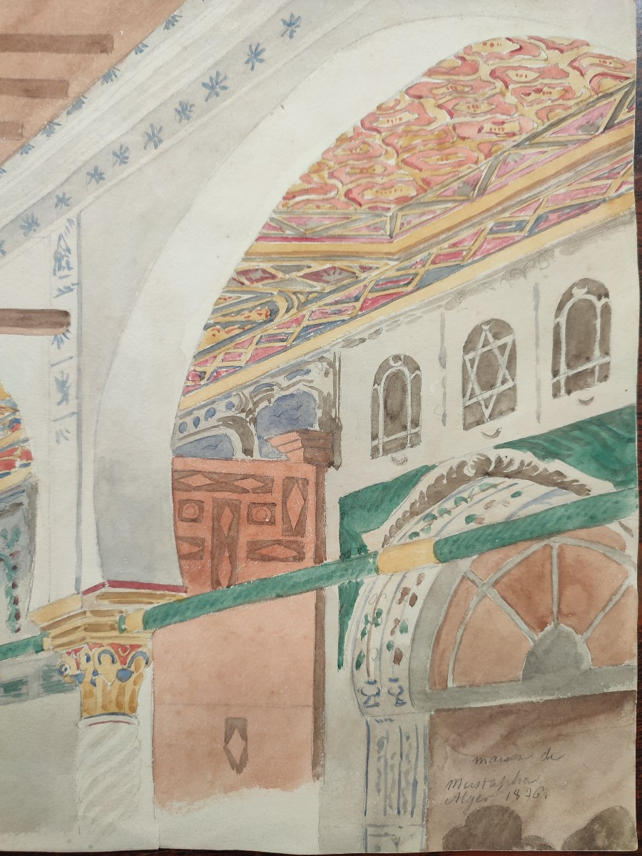 Maison de Mustapha , Alger 1876. Eugène Fromentin -photo-2