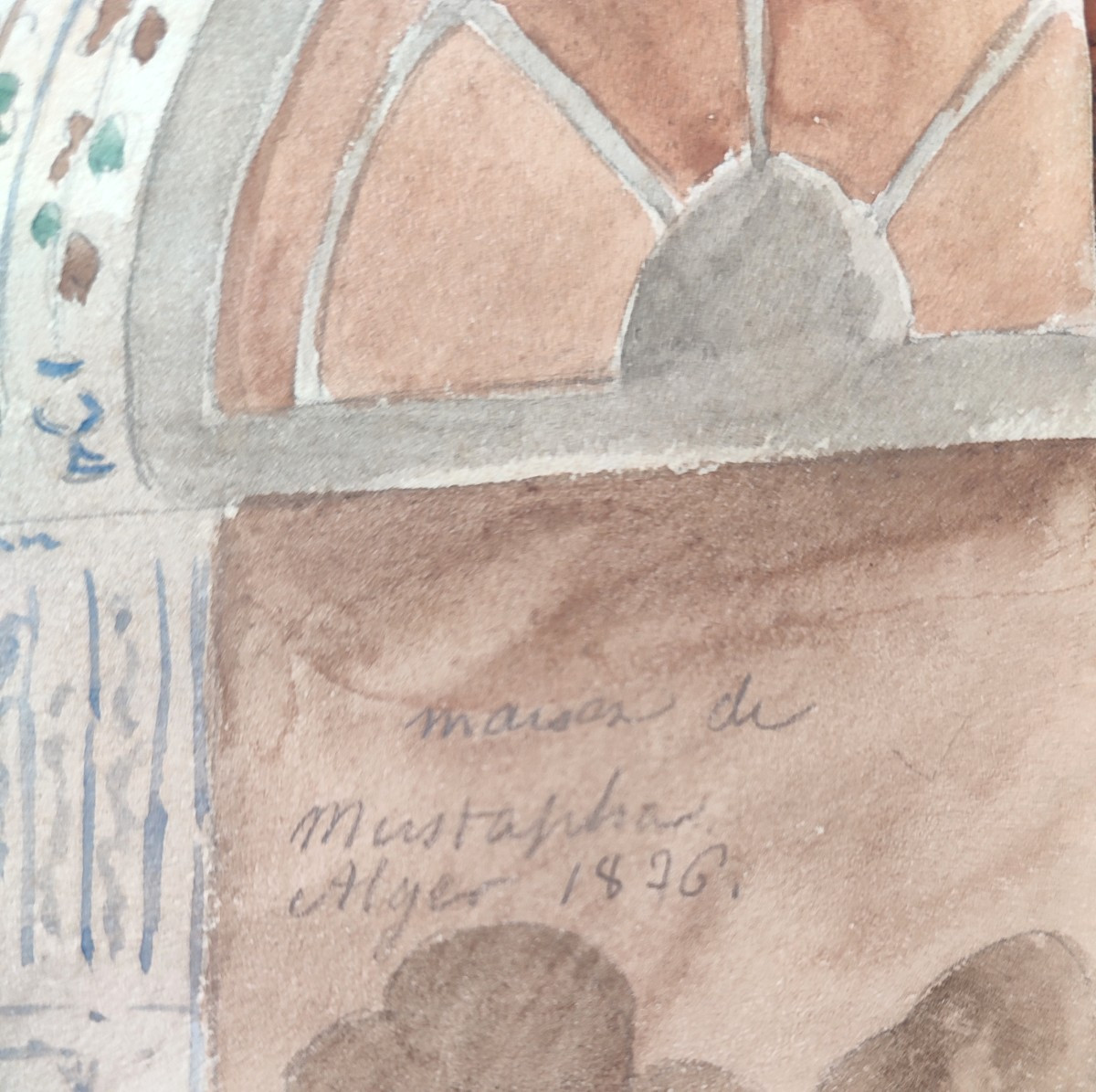 Maison de Mustapha , Alger 1876. Eugène Fromentin -photo-1