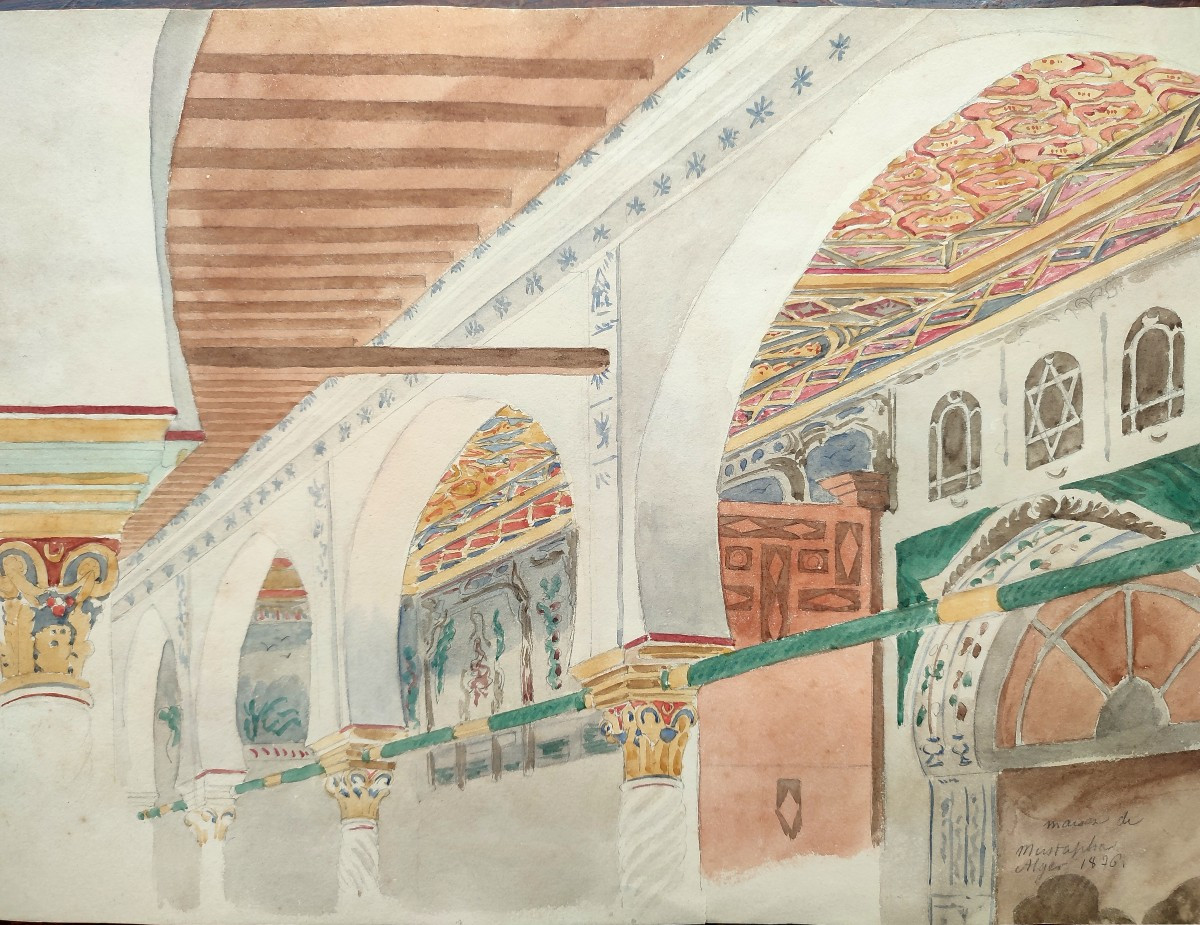 Maison de Mustapha , Alger 1876. Eugène Fromentin 