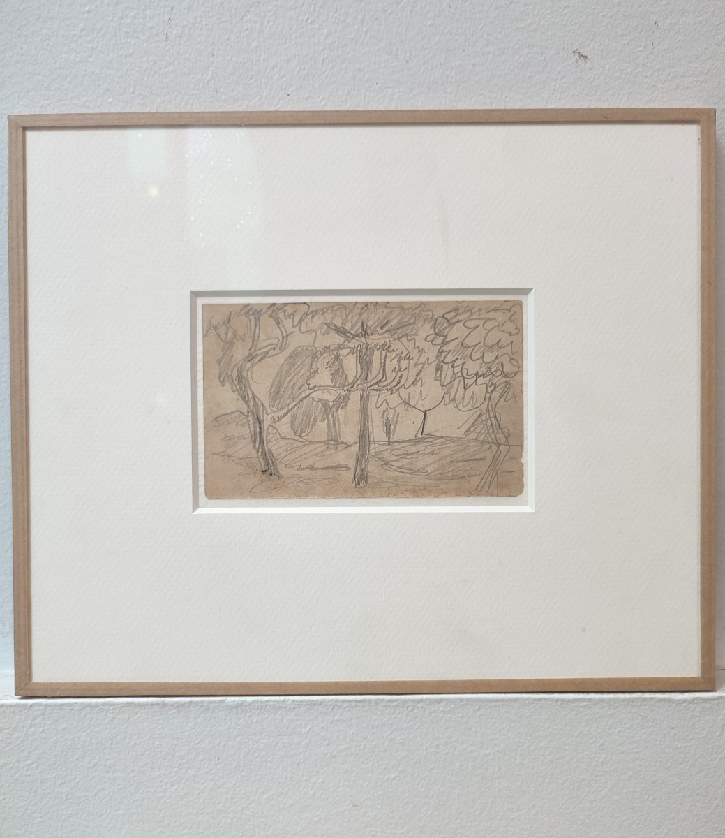The Small Clearing. Drawing. Pierre Bonnard.-photo-1