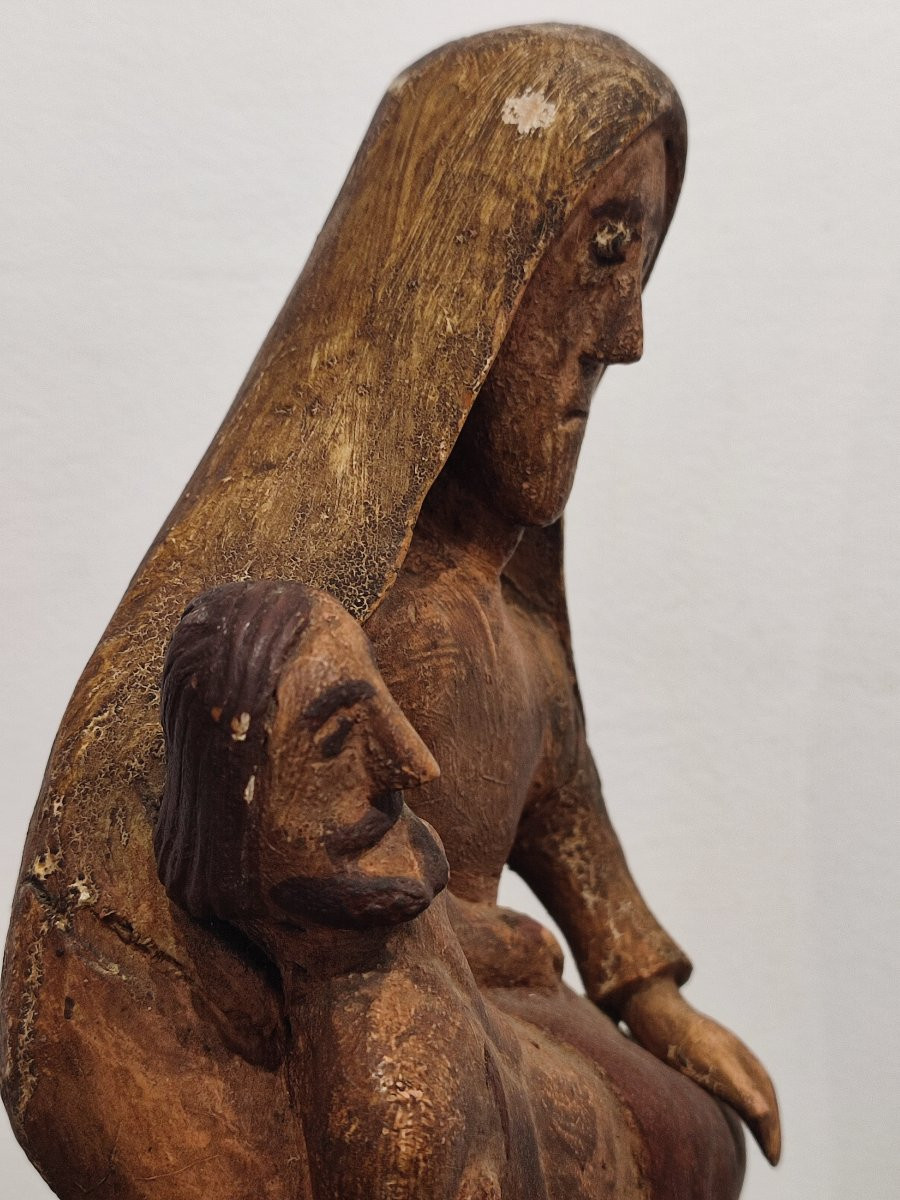A Pietà. Folk Art. 19th-century Brittany -photo-3