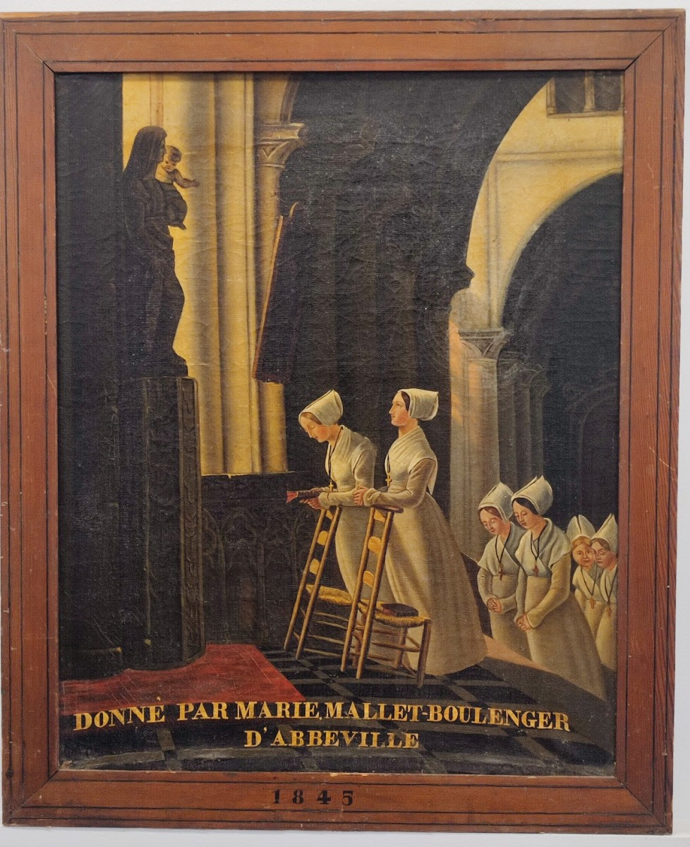 Scène religieuse.  Don à Abbeville en 1845.-photo-2