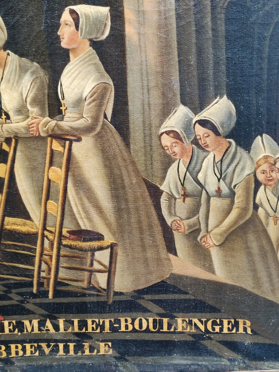 Scène religieuse.  Don à Abbeville en 1845.-photo-2