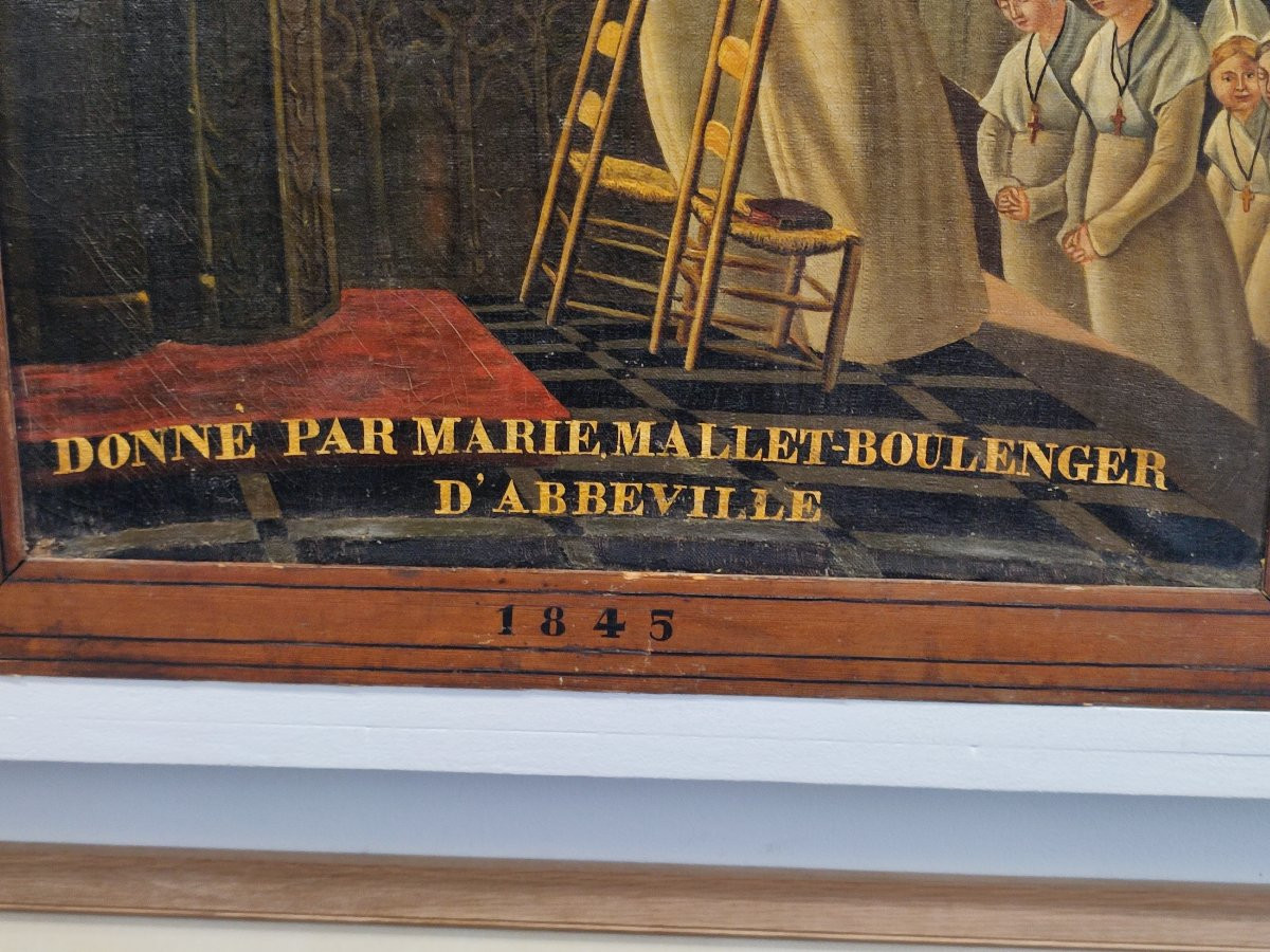 Scène religieuse.  Don à Abbeville en 1845.-photo-4
