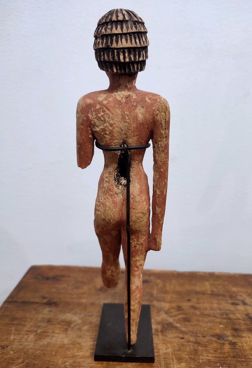 Personnage masculin de barque funéraire. Egypte Ancien Empire.-photo-1