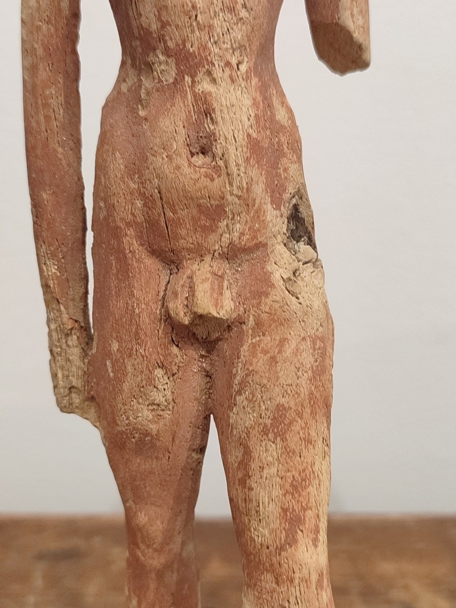 Personnage masculin de barque funéraire. Egypte Ancien Empire.-photo-7