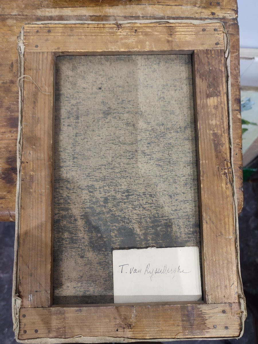 Le bouquet du jardin.  Attribution à Theo Van Rysselberghe -photo-6