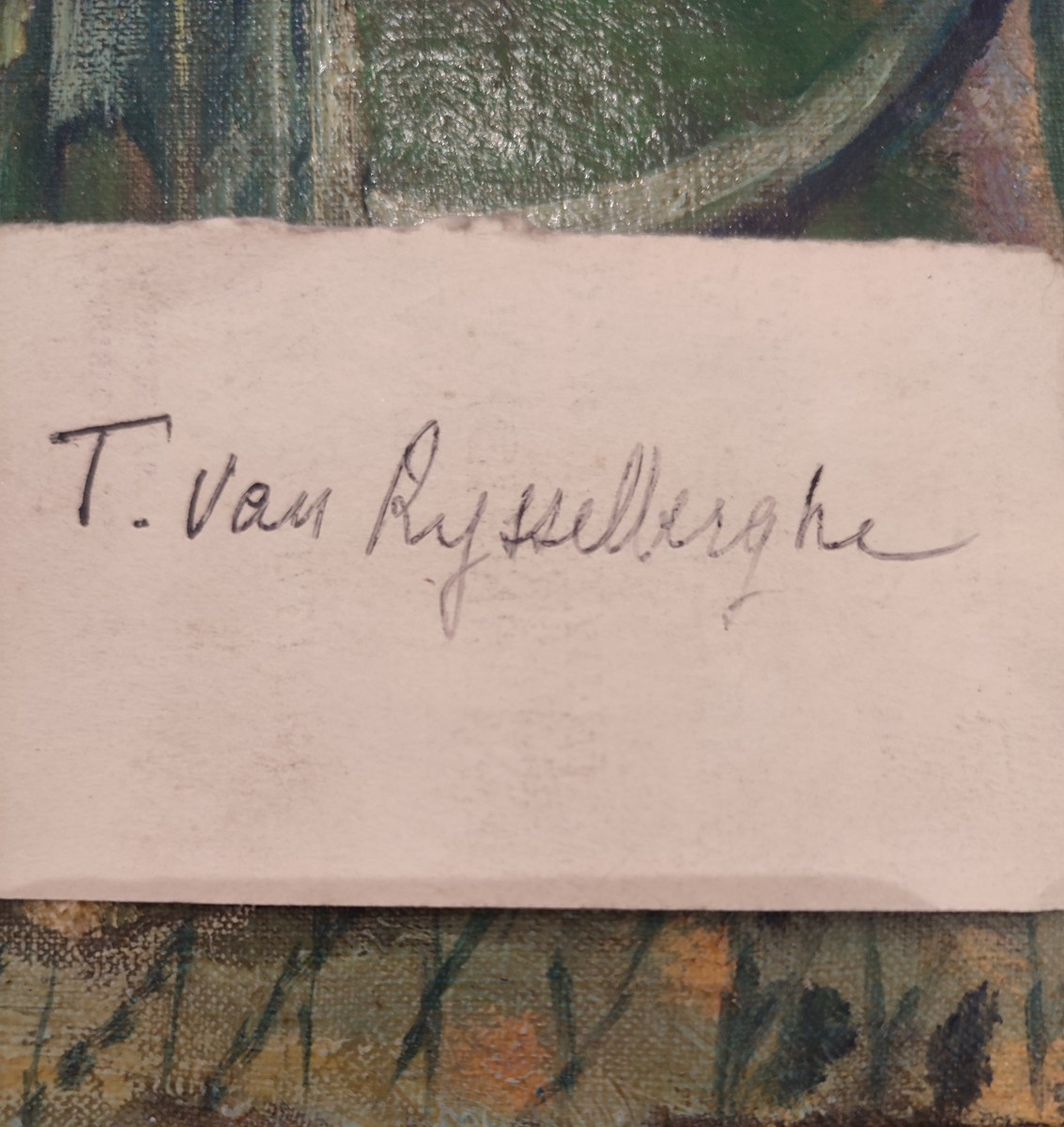 Le bouquet du jardin.  Attribution à Theo Van Rysselberghe -photo-8