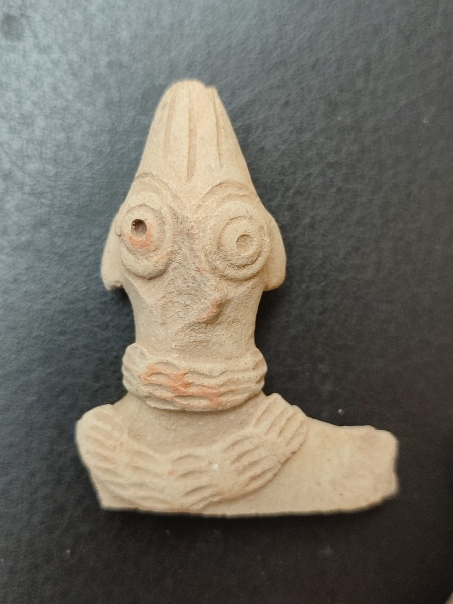 4 statuettes fragmentaires. Syro hittite, Egypte, art romain.-photo-2