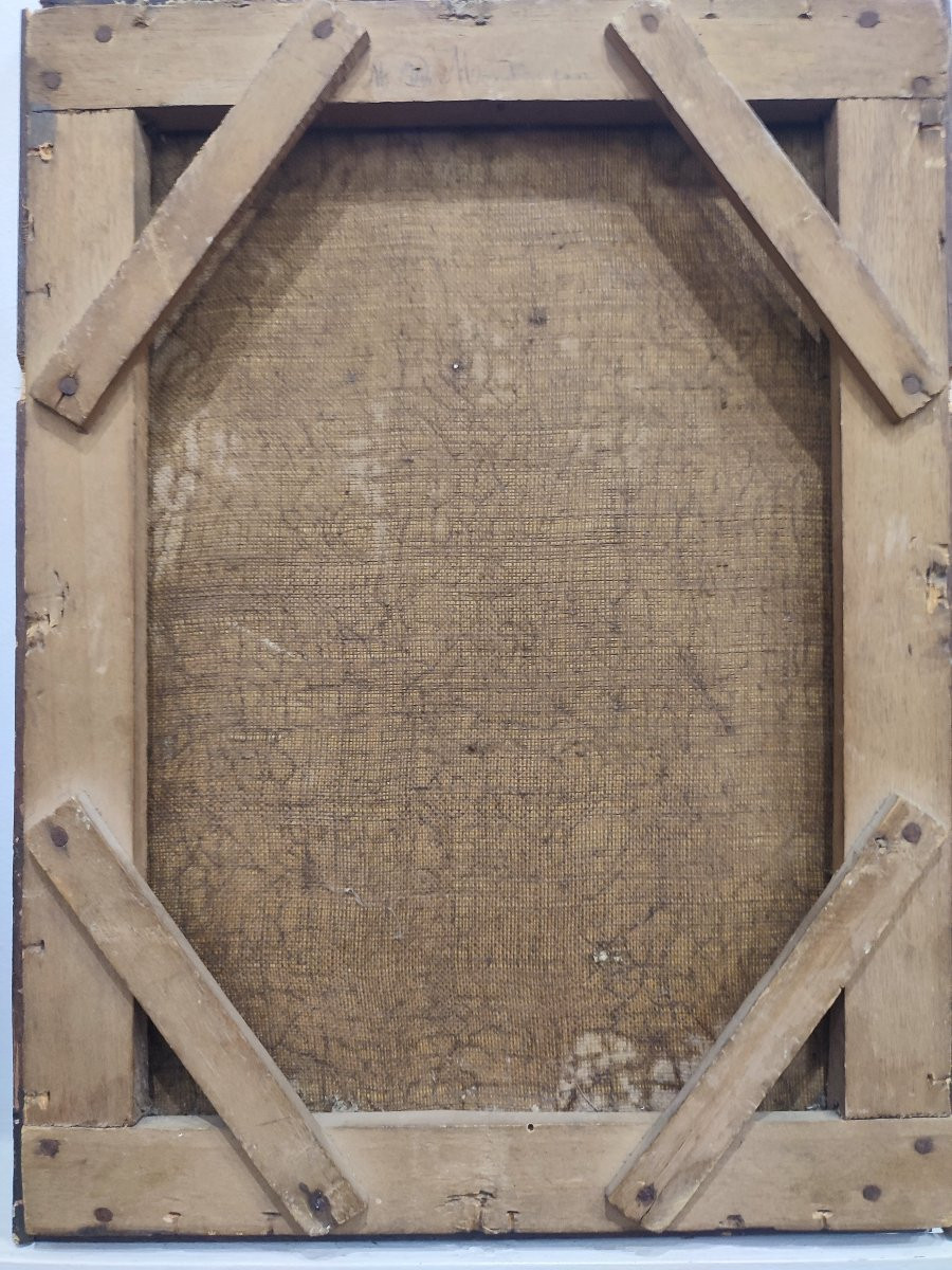 Portrait Of Rosamond Croker. Oil On Canvas, Circa 1830.-photo-2