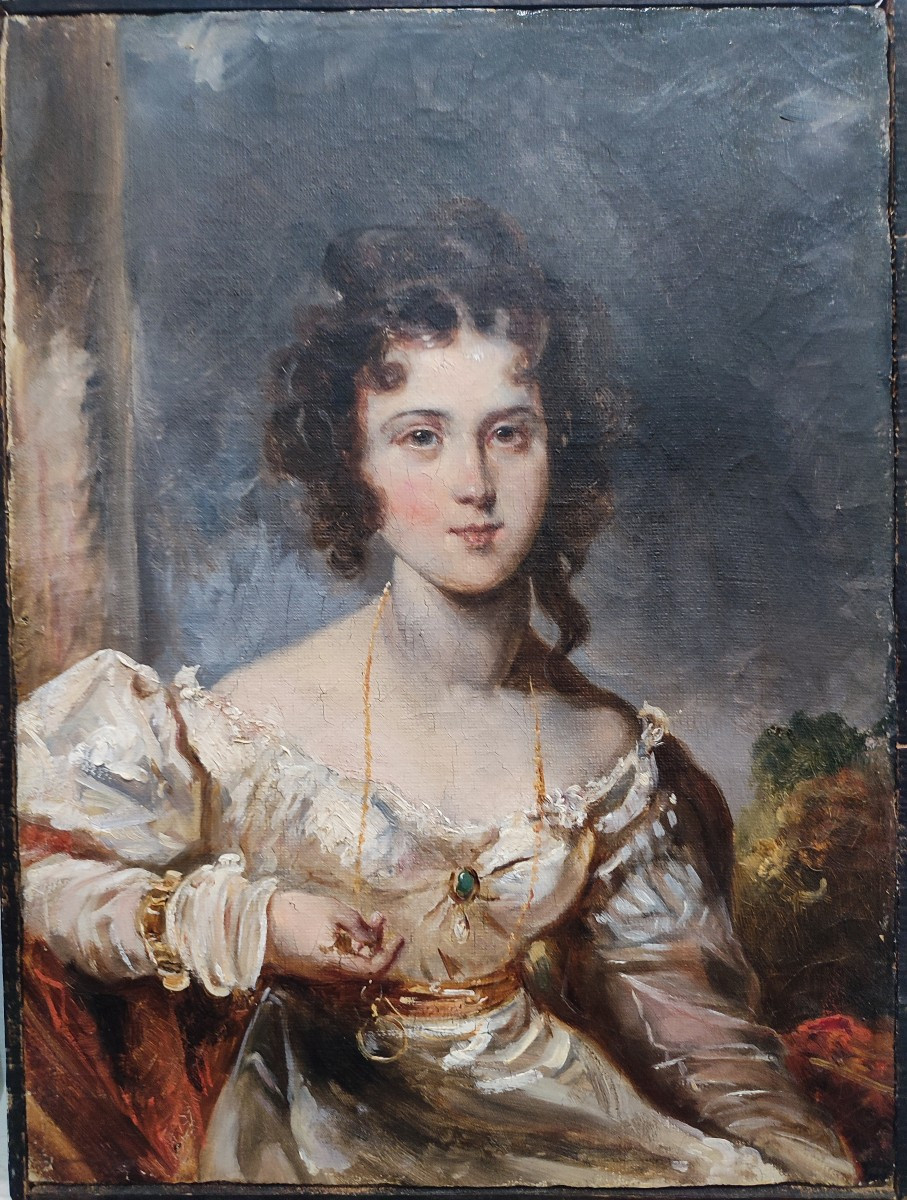 Portrait Of Rosamond Croker. Oil On Canvas, Circa 1830.