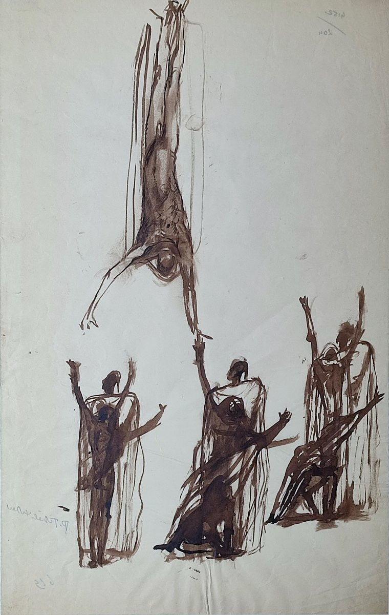 Pavel Tchelitchew.  Étude pour Phenomena. 1938-photo-4