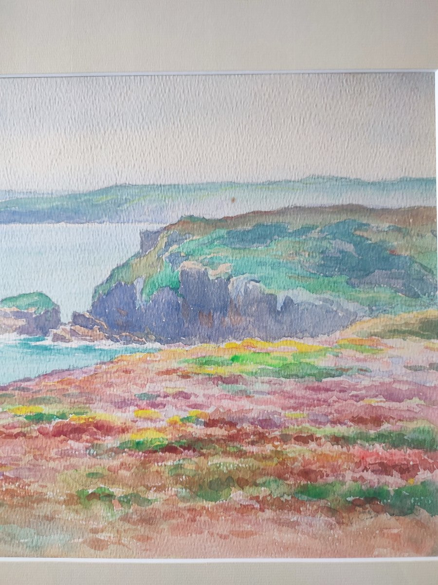 Leon Hamonet. Le Cap Fréhel. Circa 1900-photo-2