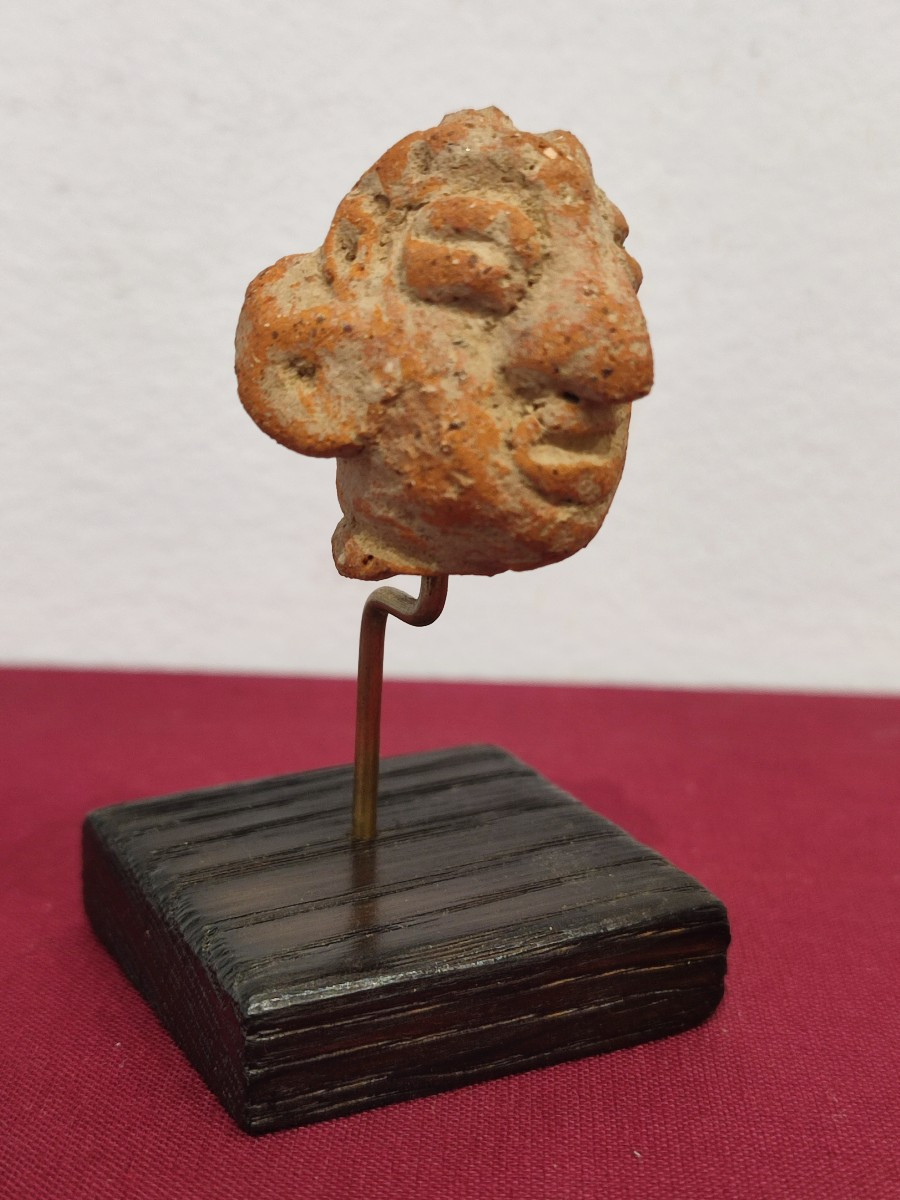 Male Head. Syro-hittite Culture. 15th Century Bc-photo-2