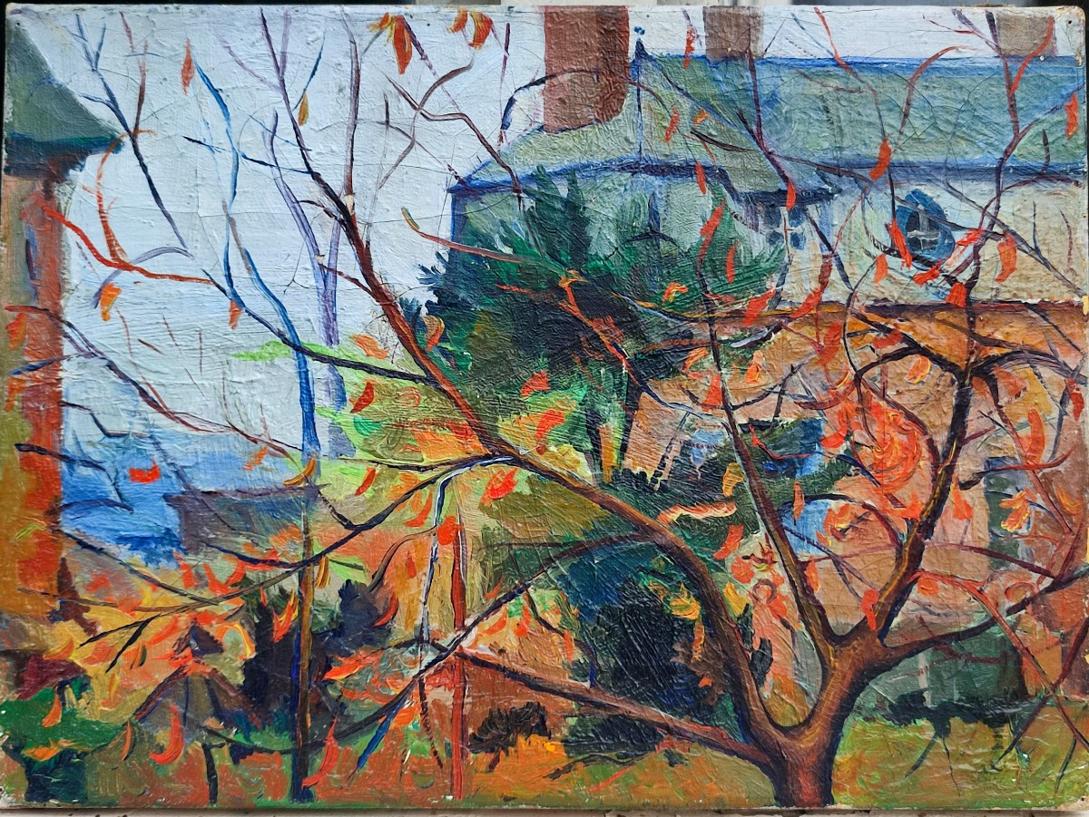 Paysage. École de Rouen vers 1910