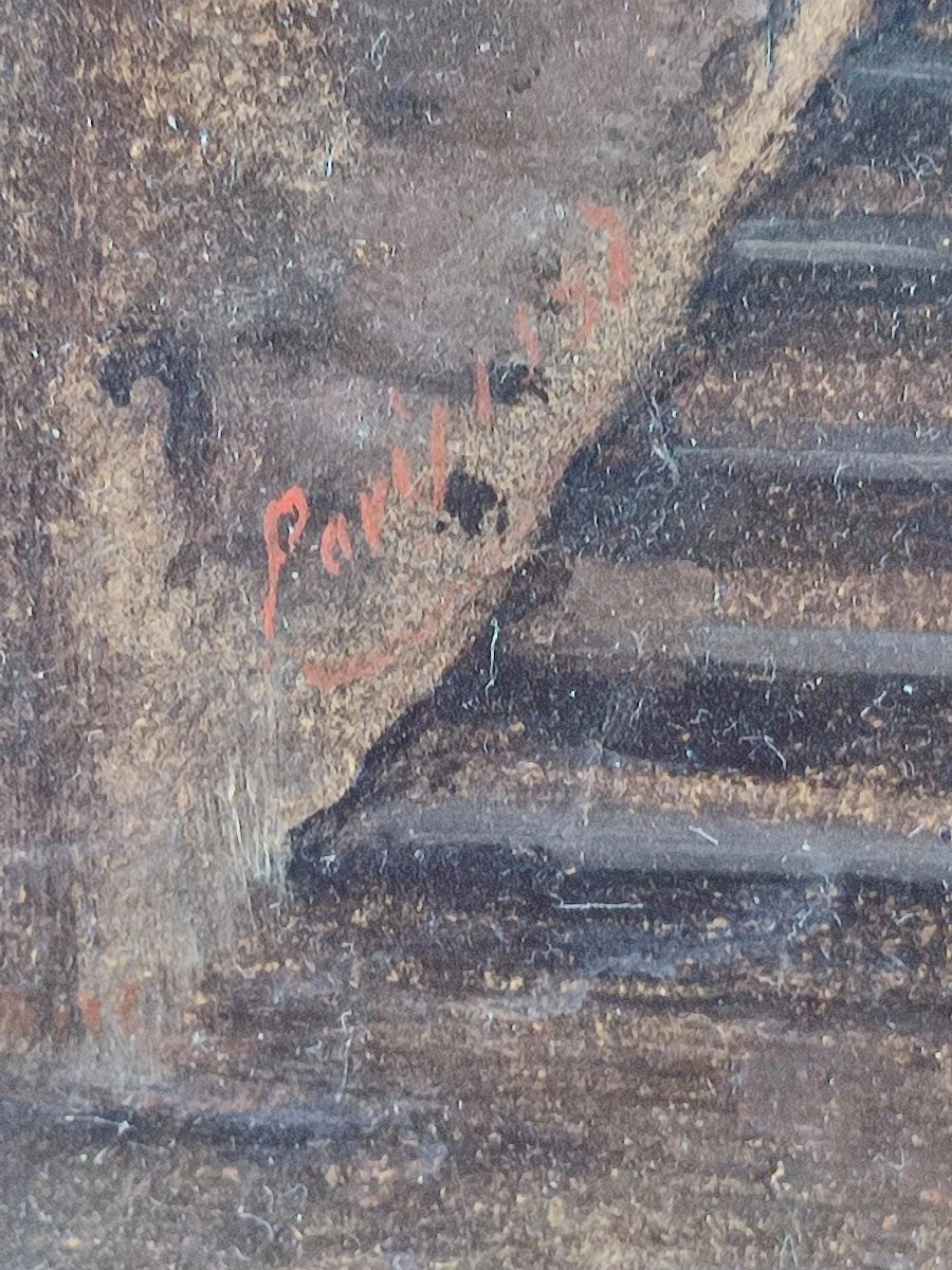 The Staircase. Oil On Paper. 1797.-photo-4