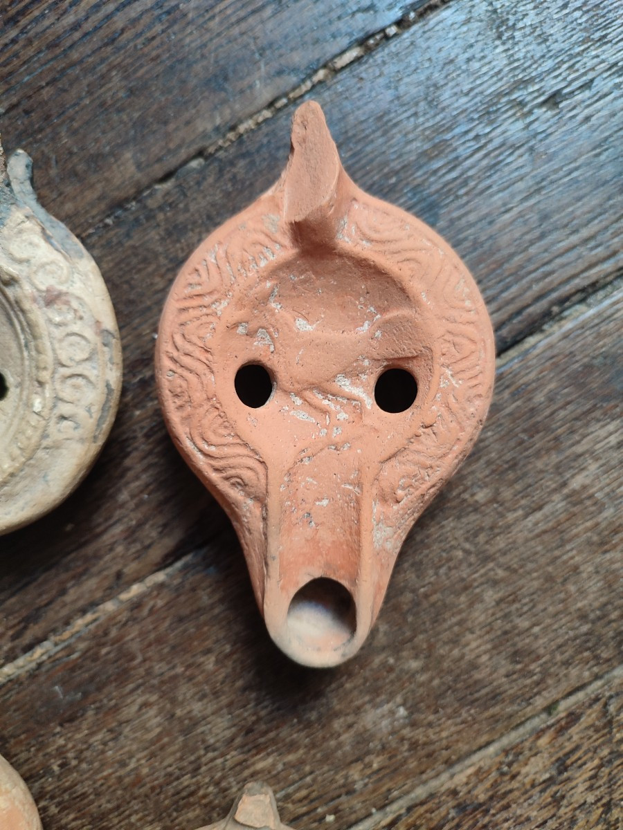 Carthage. 4 Oil Lamps -photo-3