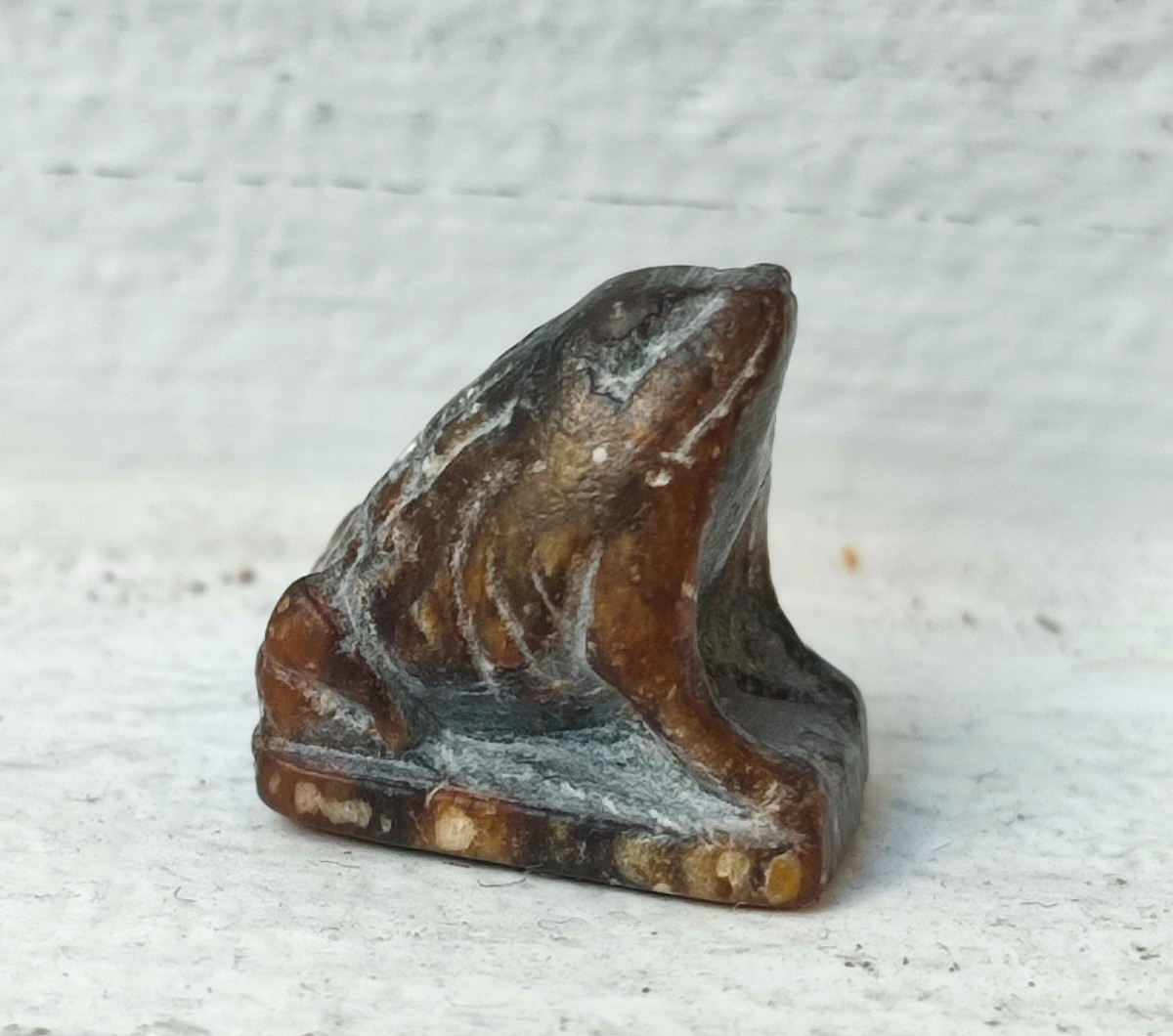 An Egyptian Frog Of The Low Period.