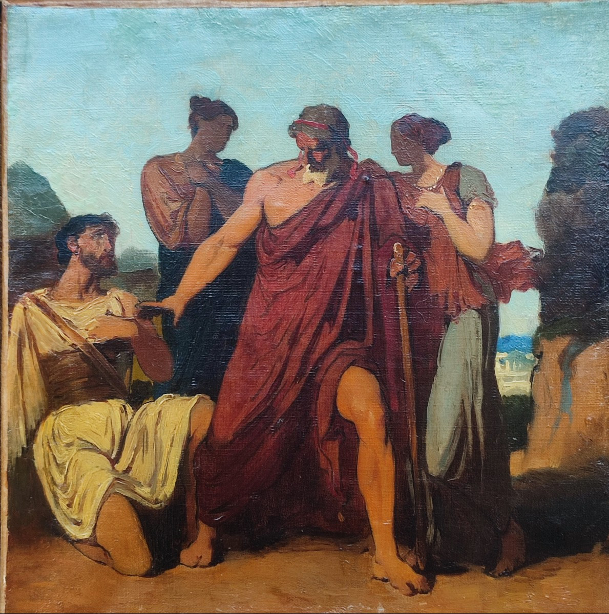 Mythological Scene, French School Circa 1850