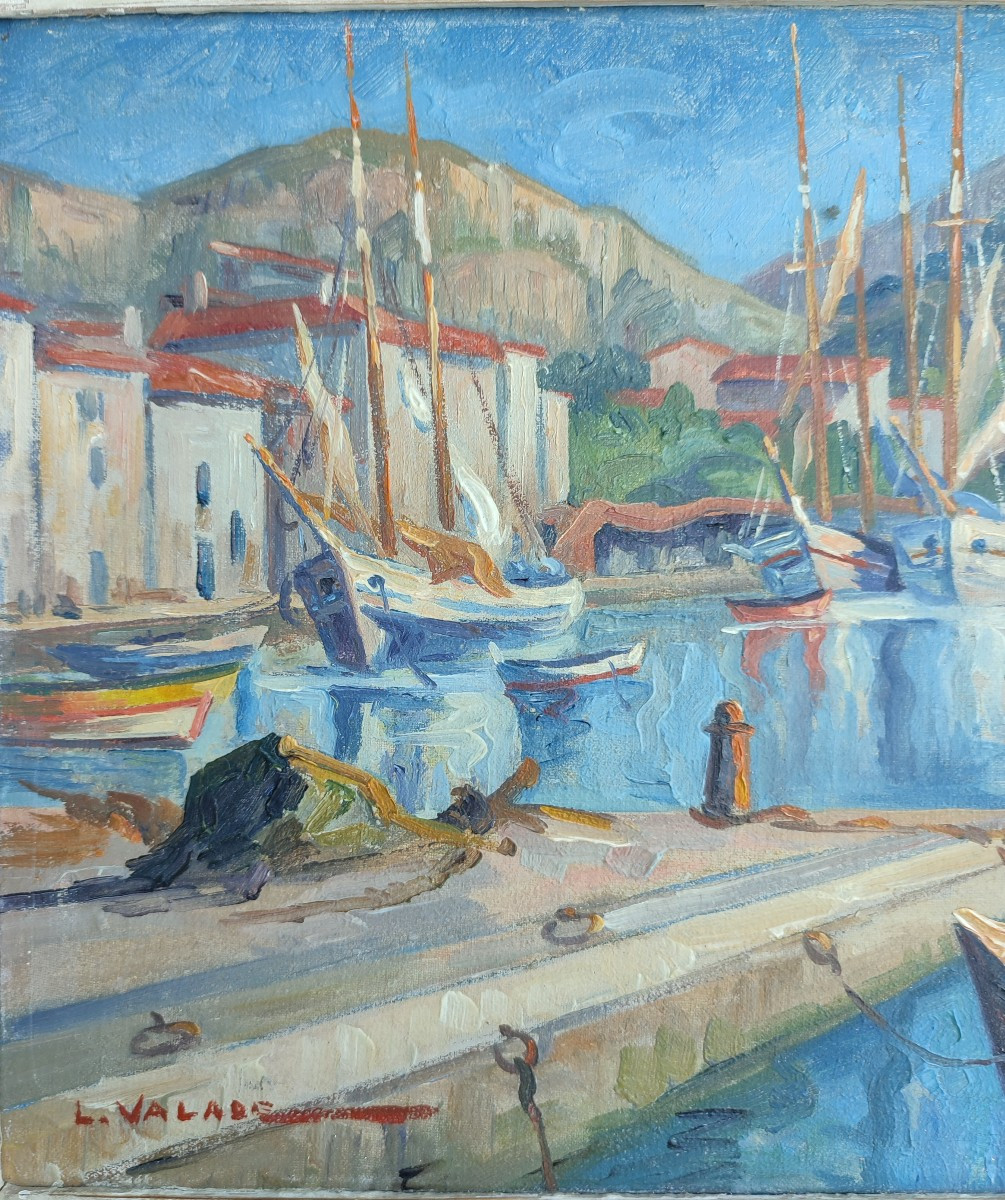 Saint Tropez. Oil On Canvas. 1930-40-photo-3