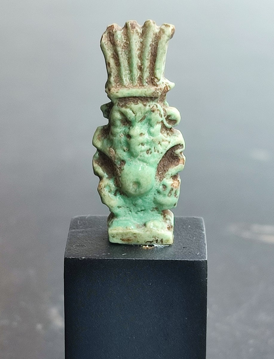 God Bes, Amulet From Late Period Egypt