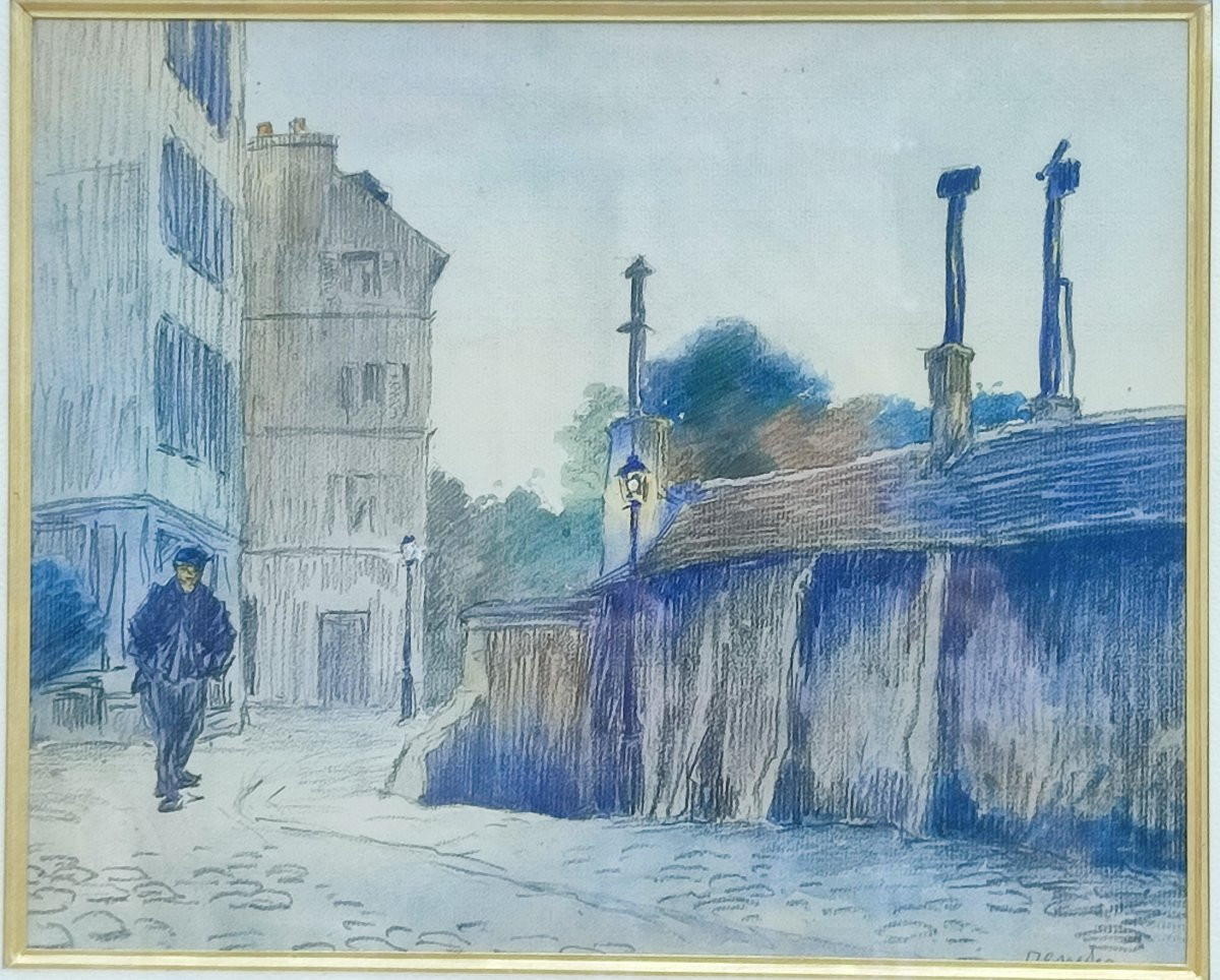 A Worker In Montmartre. Renefer Circa 1900-photo-4