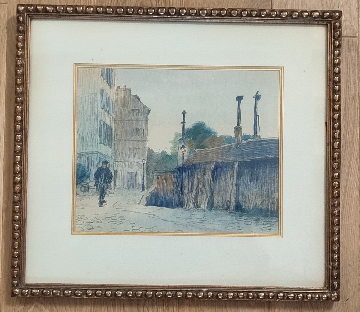 A Worker In Montmartre. Renefer Circa 1900-photo-1